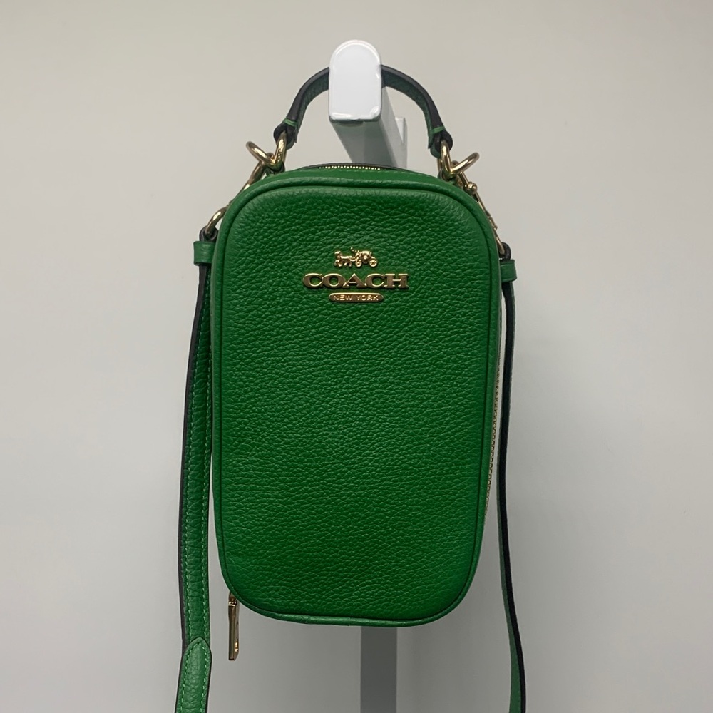 Coach Vibrant Green Crossbody Bag